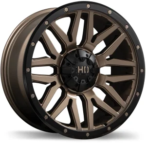 Fast HD – Menace – Bronze – 17″x8″ 0mm – All weather Wheels – F240-1780-66ZB+00C781